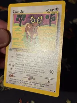 Pokemon Card Stantler 38/64 Neo Revelation FIRST EDITION - (NM) - Image 3