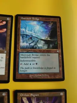 Arcane Signet, Orzhov Signet,Mistvault Bridge,Mycosynth Wellspring MTG 4 Card. - Image 3