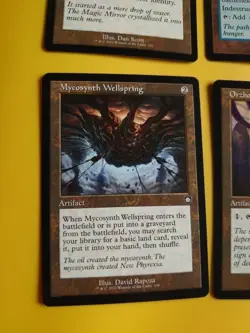 Arcane Signet, Orzhov Signet,Mistvault Bridge,Mycosynth Wellspring MTG 4 Card. - Image 5