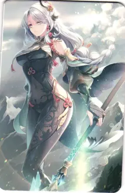 SHENHE SHEN HE Genshin Impact Goddess Story ACG Anime Waifu Custom Card - Image 1