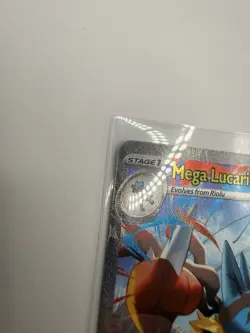 Mega Lucario Ex Alternate Art 179/132 Mega Evolution Secret Rare Pokemon Card NM - Image 3