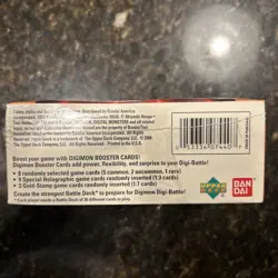 1999 Digimon Digi-Battle Card Game Booster Cards Series 2 Orange Sealed Box - Image 5