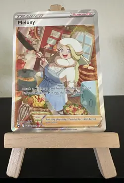 Melony GG64/GG70 Crown Zenith Galarian Gallery NM Full Art Pokemon Card - Image 1