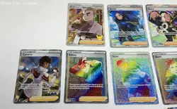 Lot of Full Art Trainer Pokemon Trading Cards - Image 5