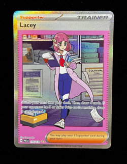 SIR Lacey 175/131 Full Art Trainer Prismatic Evolutions S&V 8.5 Pokemon TCG Card - Image 1