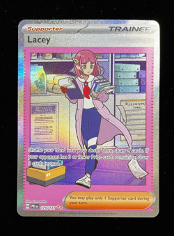 SIR Lacey 175/131 Full Art Trainer Prismatic Evolutions S&V 8.5 Pokemon TCG Card - Image 4
