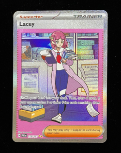 SIR Lacey 175/131 Full Art Trainer Prismatic Evolutions S&V 8.5 Pokemon TCG Card - Image 5