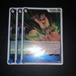 One Piece CCG Two Legends Jozu Foil Rare Card OP08-047 Set Of 3 - Image 2