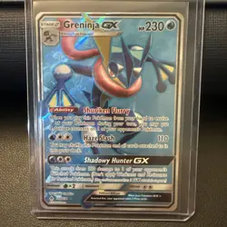 Pokemon Card Greninja GX 120/131 Full Art Ultra Rare Forbidden Light - (LP) - Image 1