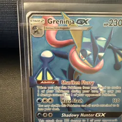 Pokemon Card Greninja GX 120/131 Full Art Ultra Rare Forbidden Light - (LP) - Image 3