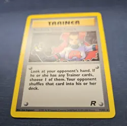 Rocket's Sneak Attack 72/82 Team Rocket Non Holo Rare Vintage Pokemon TCG Card - Image 2