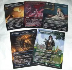 MTG Crimson Vow Dracula Box Topper Uncommon 5 Card Set - Image 1