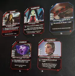 RARE SET Battlestar Galactica CCG Card Game CONVENTION EXCLUSIVE 5 CARDS SET - Image 1
