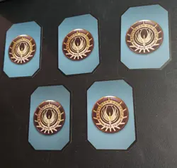 RARE SET Battlestar Galactica CCG Card Game CONVENTION EXCLUSIVE 5 CARDS SET - Image 2