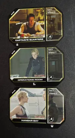 RARE SET Battlestar Galactica CCG Card Game CONVENTION EXCLUSIVE 3 CARDS SET - Image 1