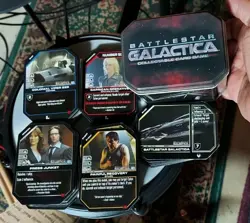 COMPLETE Battlestar Galactica CCG Collectable Card Game BASE SET Collectible Tin - Image 1