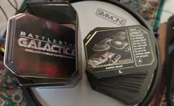 COMPLETE Battlestar Galactica CCG Collectable Card Game BASE SET Collectible Tin - Image 2