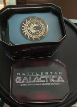 COMPLETE Battlestar Galactica CCG Collectable Card Game BASE SET Collectible Tin - Image 4