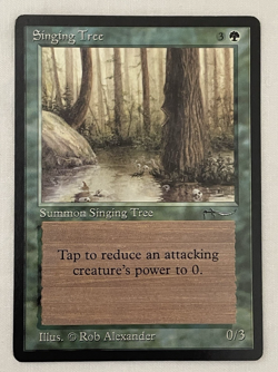 1x Singing Tree Arabian Nights MTG Magic the Gathering LP - Image 1