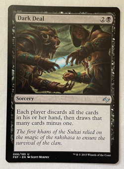 1x Dark Deal Fate Reforged 066/185 MTG Magic the Gathering LP - Image 1