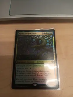 Koma, World-Eater #121 (Foil) (NM) Foundations FDN Magic MTG - Image 1