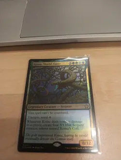 Koma, World-Eater #121 (Foil) (NM) Foundations FDN Magic MTG - Image 2