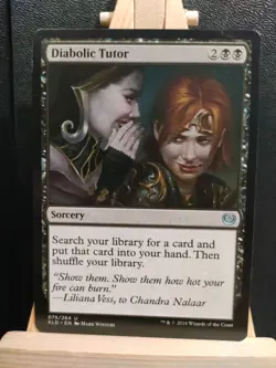 Diabolic Tutor - Kaladesh - Uncommon - NM/LP (see pics) MTG - Image 1