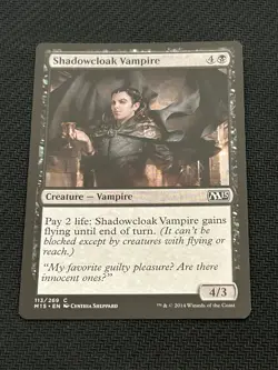 Magic the Gathering 2015 Shadowcloak Vampire - Image 1