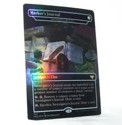 Harker's Journal Foil Innistrad Crimson Vow Dracula Rare MTG NM - Image 1