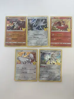 Pokemon celebrations 25th Anniversary set of 5 See description - Image 1