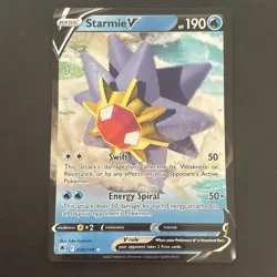 Starmie V 030/189 Holo SWSH: Astral Radiance Ultra Rare Pokemon TCG NM 2022 - Image 1