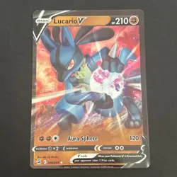 Lucario V 146/264 SWSH: Fusion Strike Ultra Rare Holo Pokemon TCG NM 2021 - Image 1