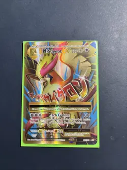 Pokemon TCG M Pidgeot EX Evolutions Card NM, English Full Art (105/108) - Image 1