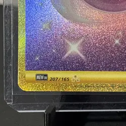 Pokemon Psychic Energy 207/165 MEW EN-151 Gold Hyper Rare Holo NM - Image 5