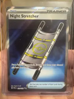 Pokemon Tcg: Night Stretcher 173/132 Mega Evolution Full Art Trainer - Image 1