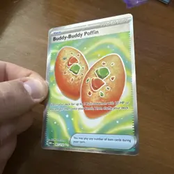 Buddy-Buddy Puffin 167/132 Mega Evolution Full Art Trainer Pokemon TCG NM - Image 2