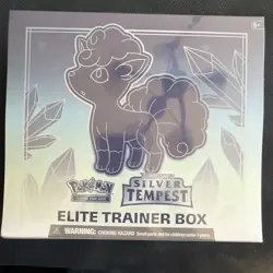 Pokemon TCG: Sword & Shield SILVER TEMPEST Elite Trainer Box ETB NEW/Sealed - Image 1