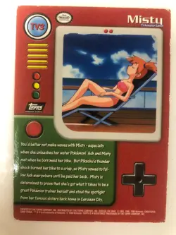 Pokemon Misty TV3 Topps TV Animation Edition Foil 1999 LP box-S5-225 - Image 2