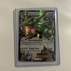 Rayquaza Ex 75/108 Ultra Rare Holo Pokemon 2015 Roaring Skies LP - Image 1