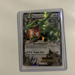 Rayquaza Ex 75/108 Ultra Rare Holo Pokemon 2015 Roaring Skies LP - Image 2