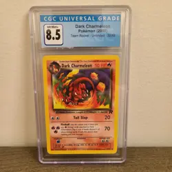 2000 Pokemon CGC 8.5 NM-MT+ Dark Charmeleon Team Rocket Unlimited 32/82 - Image 1