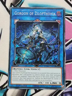 DUAD-EN050 Gorgon of Zilofthonia Secret Rare 1st Ed YuGiOh - Image 1