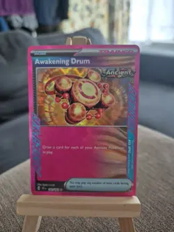 Awakening Drum Holo Card 141/162 Sv05: Temporal Forces Pokemon TCG - Image 1