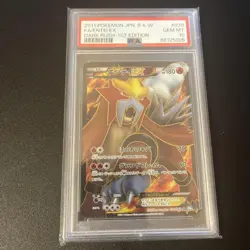 PSA10 Entei EX 1ed BW4 Pokemon Card Japanese - Image 1