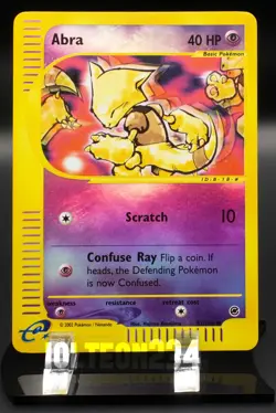 Pokemon TCG Card - Abra 93/165 Expedition Base Set Reverse Holo Common - Image 1