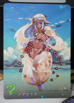 Apsaras Monster Girl Encyclopedia Goddess Story Waifu Card Shatterfoil C MG-077 - Image 1
