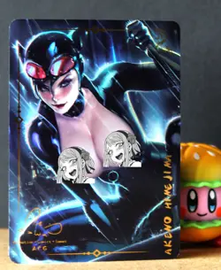 ACG VERY Sexy Card - Catwoman in the rain - Batman DC Comics - sexy waifu O-O - Image 1