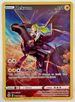 Zekrom TG05/TG30 Swsh09: Brilliant Stars Trainer Gallery Holo Near Mint Card - Image 1