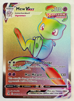 Mew VMAX (Secret) - SWSH08: Fusion Strike Near Mint Card - Image 1