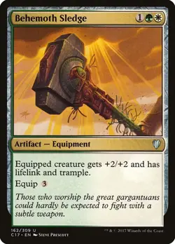 1x - Behemoth Sledge - #162 - Commander 2017 - CUC NM MTG - Image 1